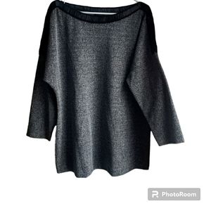 Vintage Escada Woman's Sz Herringbone Tunic with Beaded Neck and Sleeve …